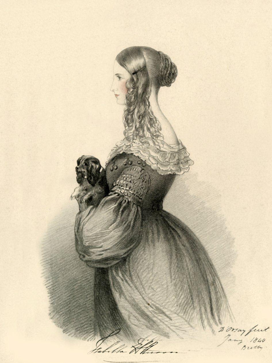 Isabella Anson, 1840. by Richard James Lane