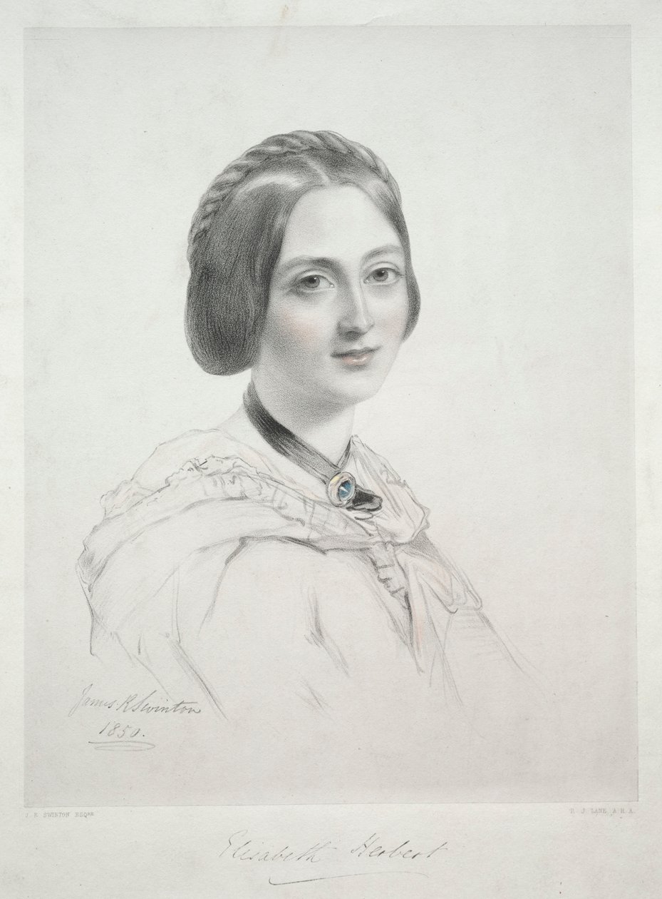 Leydi Elizabeth Herbert. by Richard James Lane