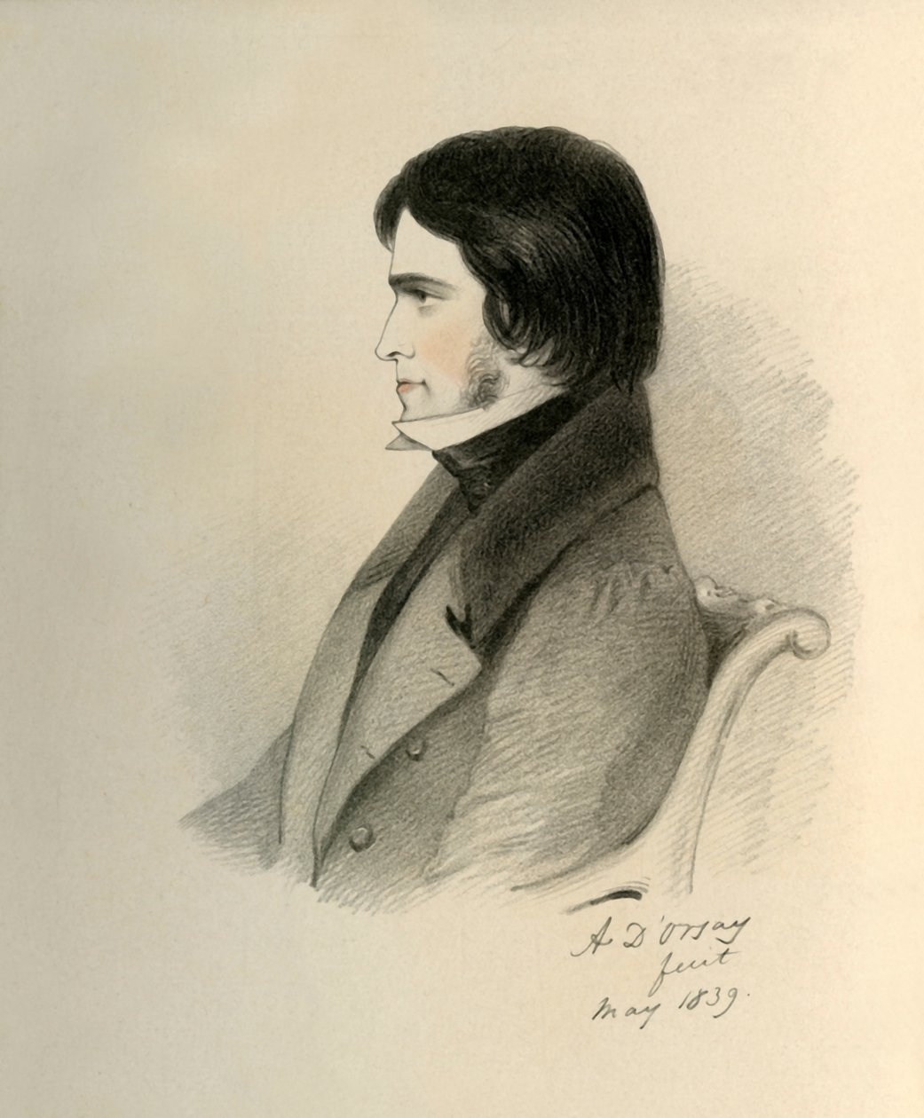 Thomas Carlyle Esquire, 1839. by Richard James Lane