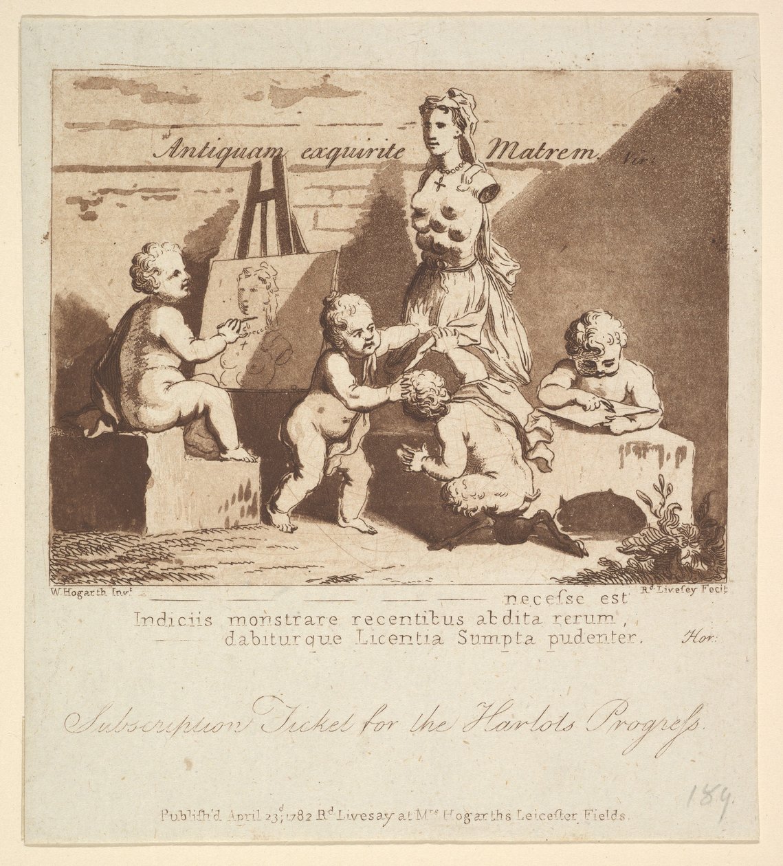 Doğayı Gözleyen Çocuklar, 1782. by Richard Livesay
