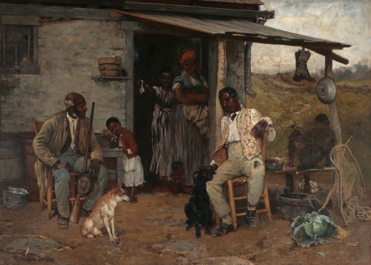 Bir Köpek Takas, 1881. by Richard Norris Brooke