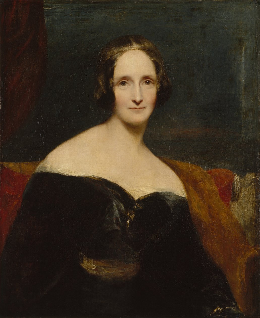 Mary Shelley, 1840 by Richard Rothwell