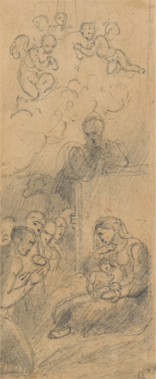 Mesih'in Doğuşu (Luka 2:15) by Richard Westall