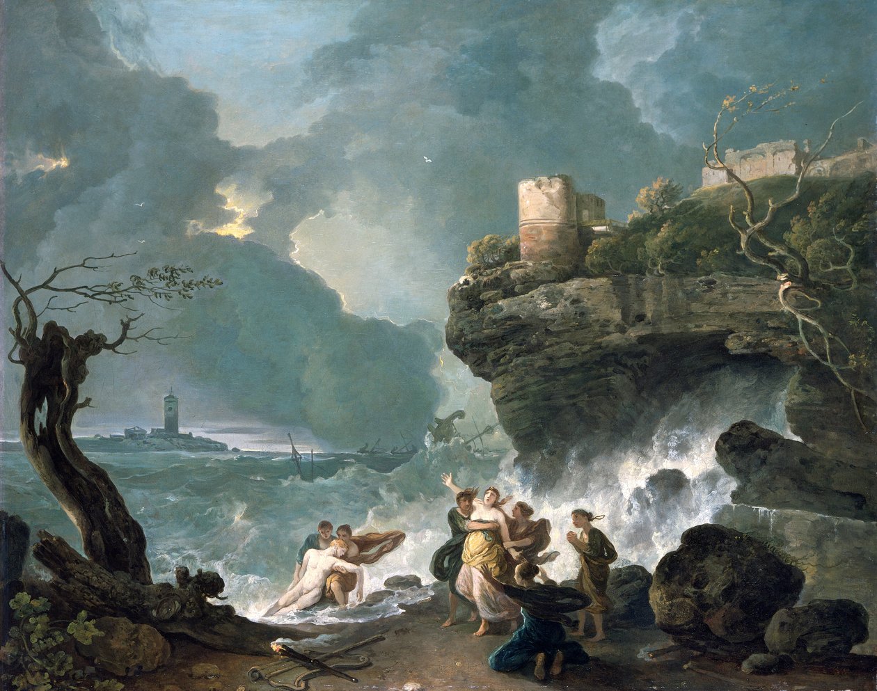Ceyx ve Alcyone, 1768. by Richard Wilson