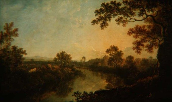 Eaton Hall yakınlarındaki Dee Nehri, c.1759-60 by Richard Wilson