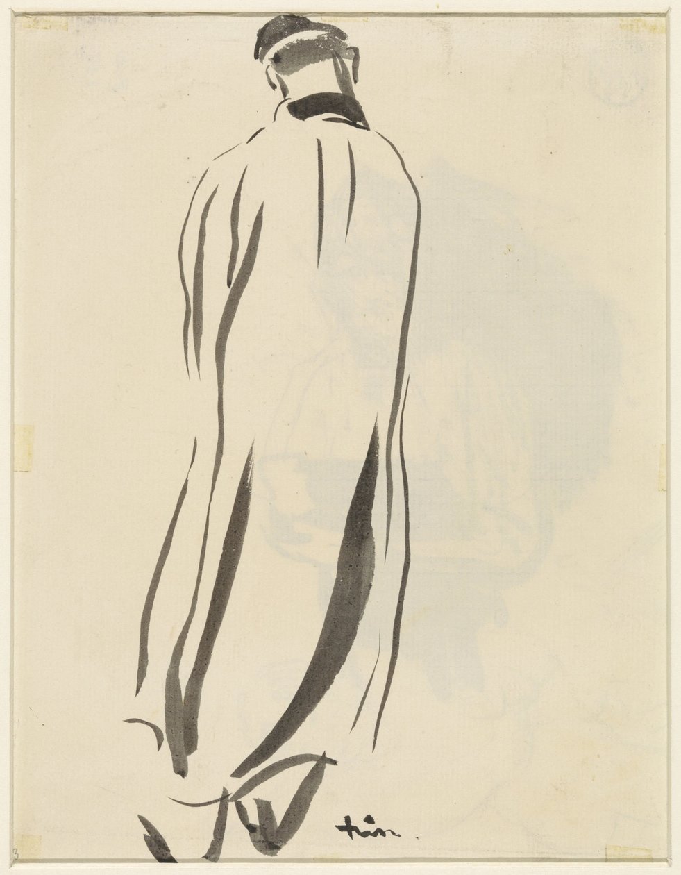 Arkadan görülen bahçıvan adam by Rik Wouters