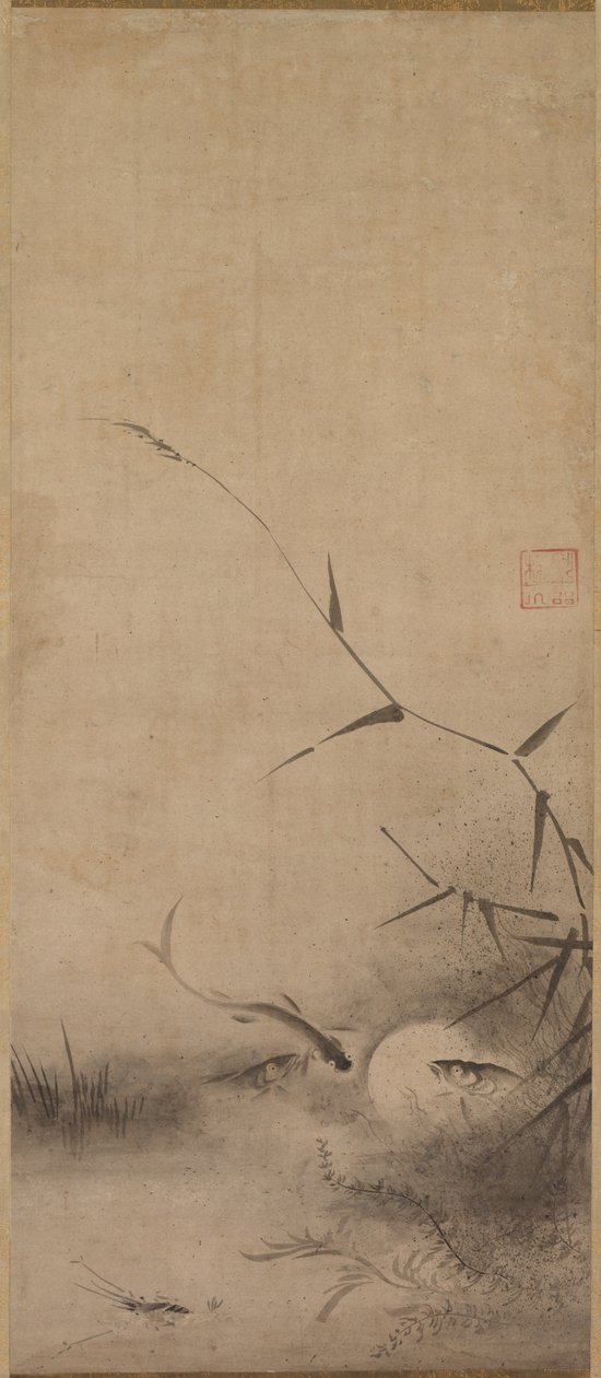 Balık ve Yosun, 16. yüzyıl. by Rinkyo