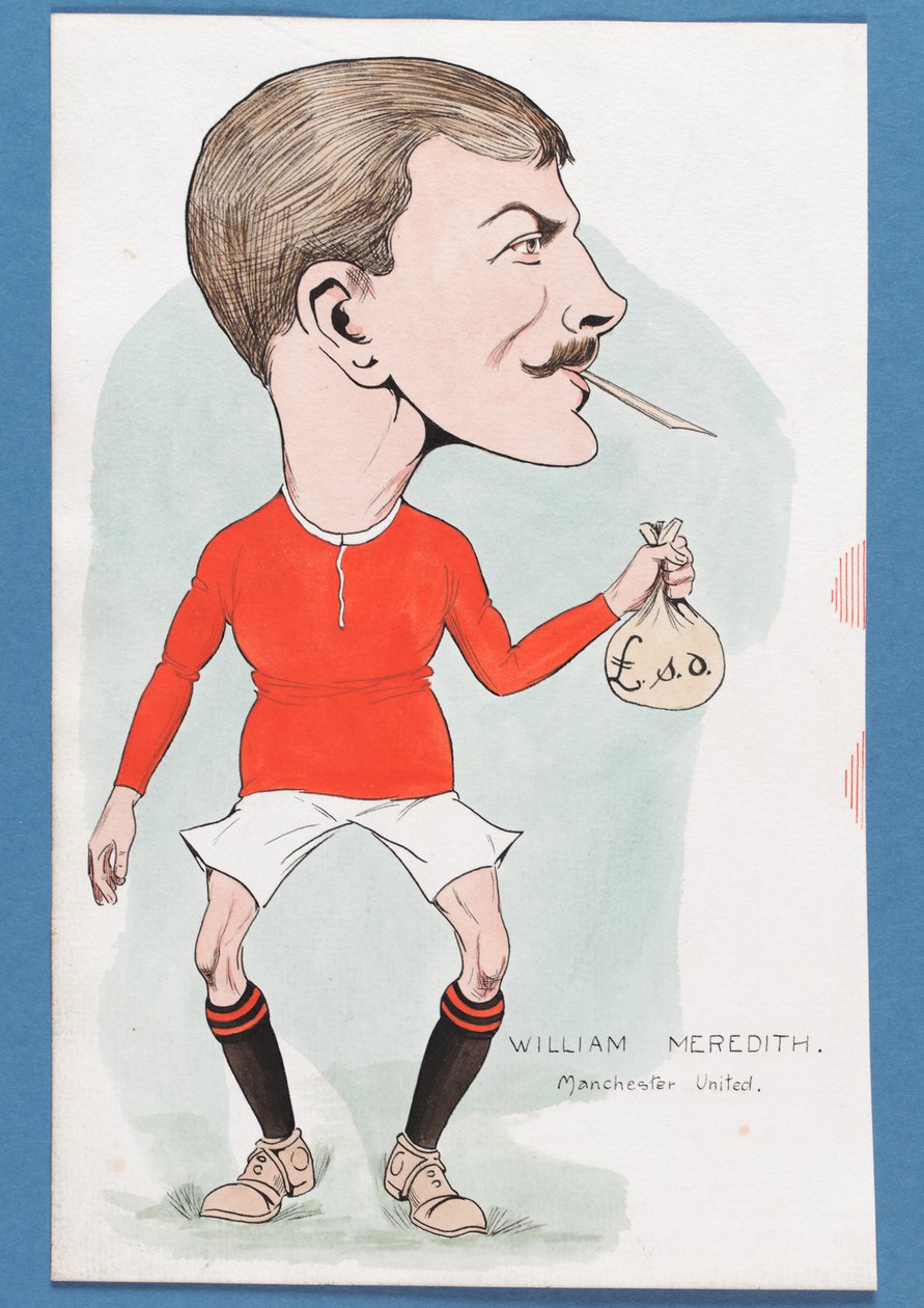 William Meredith, Manchester United (kalem ve mürekkep ve kağıt üzerinde tuvalet) by Rip