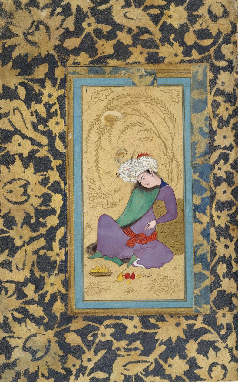 Kürk Astarlı Mantolu Adam, yak. 1600. by Riza