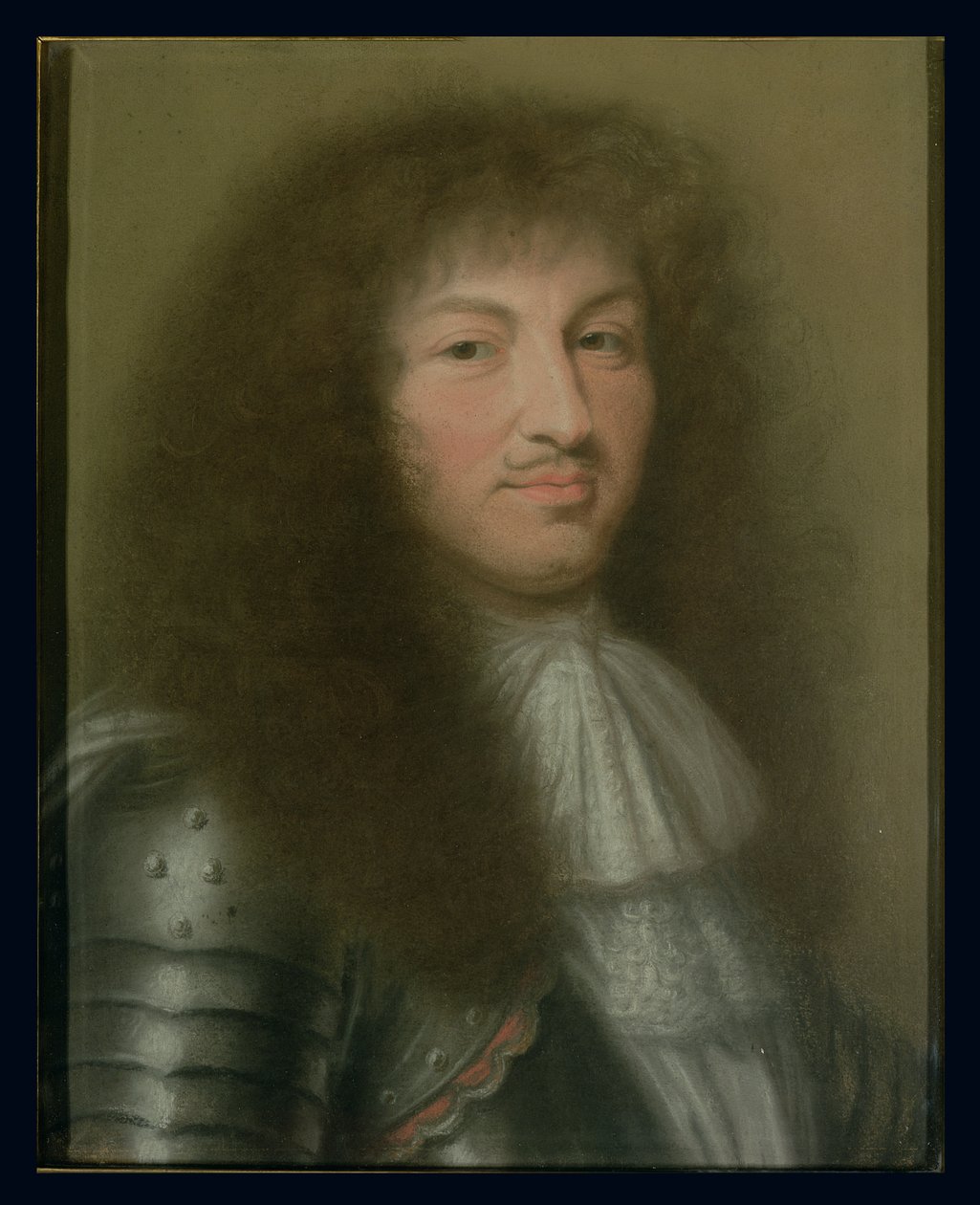 Portrait of Louis XIV (1638-1715) King of France (pastel on paper) by Robert Nanteuil