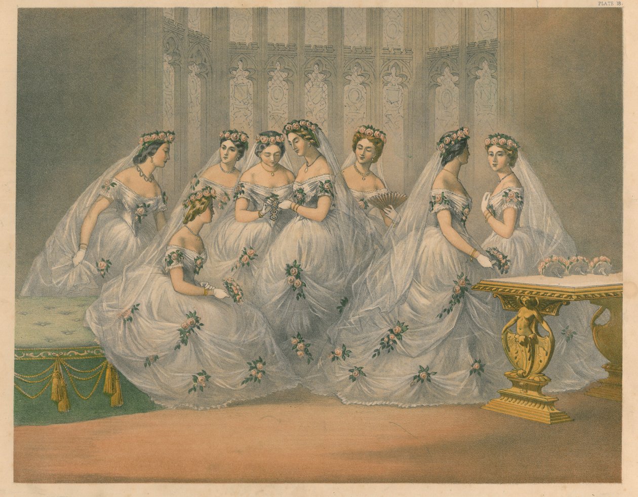 ದಿ ಬ್ರೈಡ್‌ಮೇಡ್ಸ್, 1863 ಟರ್ಕ್ by Robert Charles Dudley