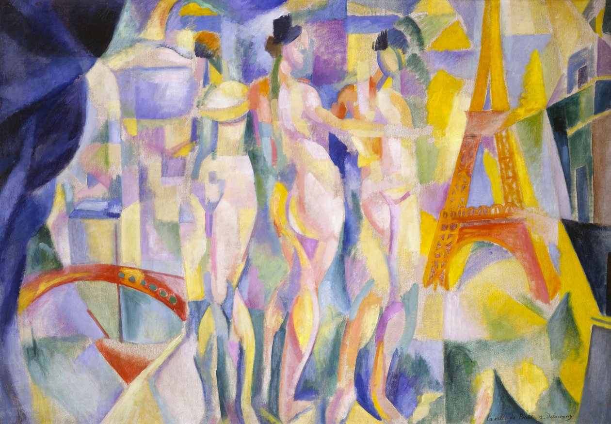 Paris şehri by Robert Delaunay