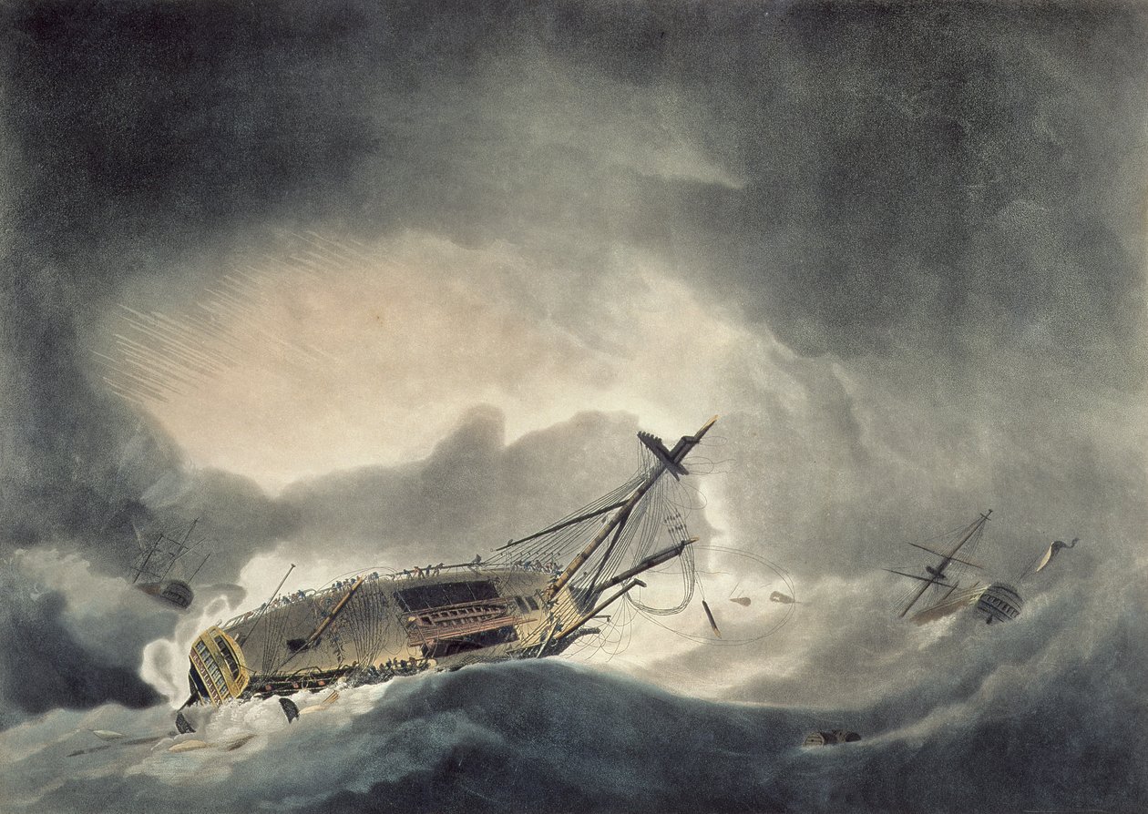 Artan Fırtına, Francis Jukes (1745-1812) tarafından 1795
