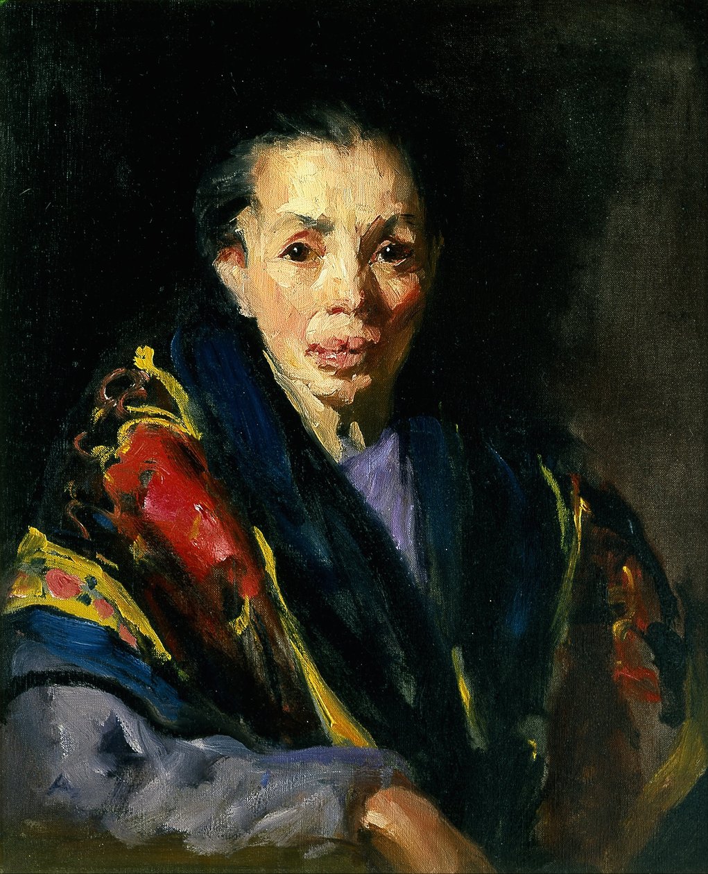 Eski Model (Yaşlı İspanyol Kadın) by Robert Cozad Henri