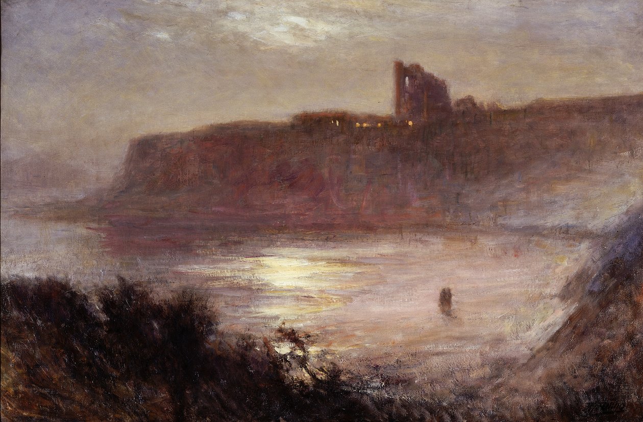 Ayışığı - Tynemouth Manastırı, c.1922 by Robert Jobling