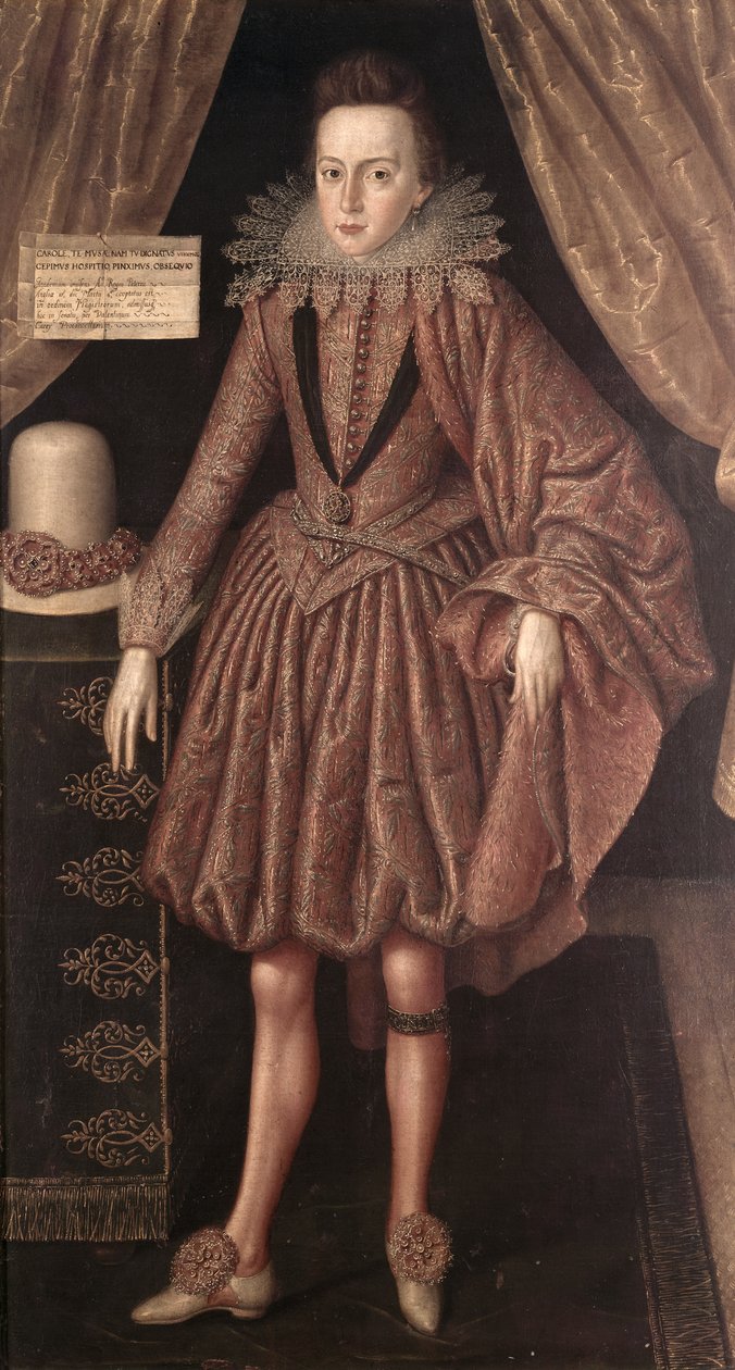 Charles I, Galler Prensi olarak, c.1612-13 by Robert Peake