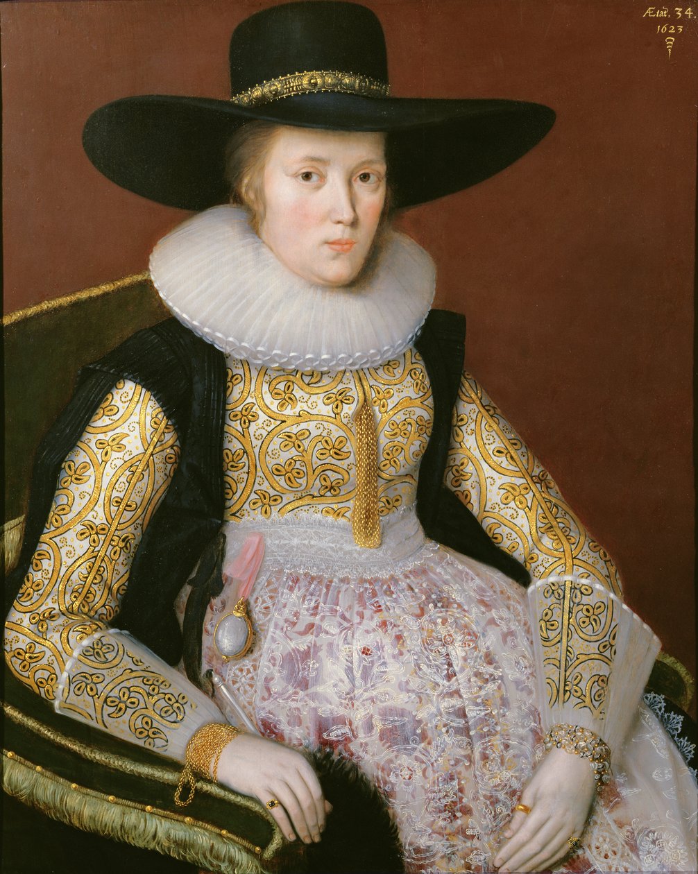 Meçhul Hanım, 1623 by Robert Peake