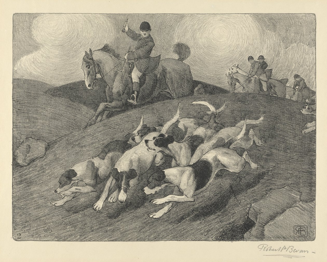 Bulunan (kalem, pastel boya ve kağıt üzerinde yıkayın) by Robert Polhill Bevan