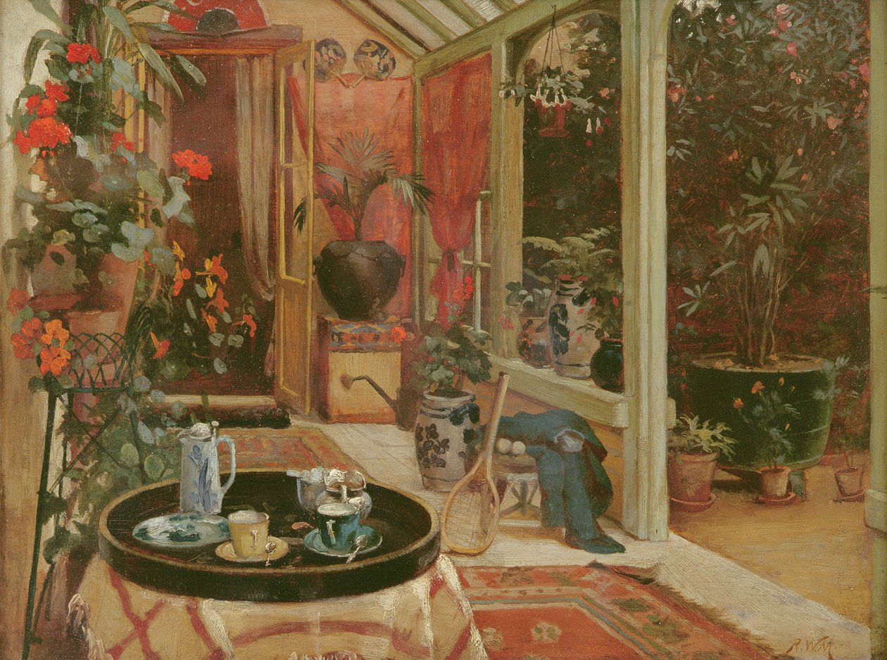 Çay molası by Robert Walker Macbeth