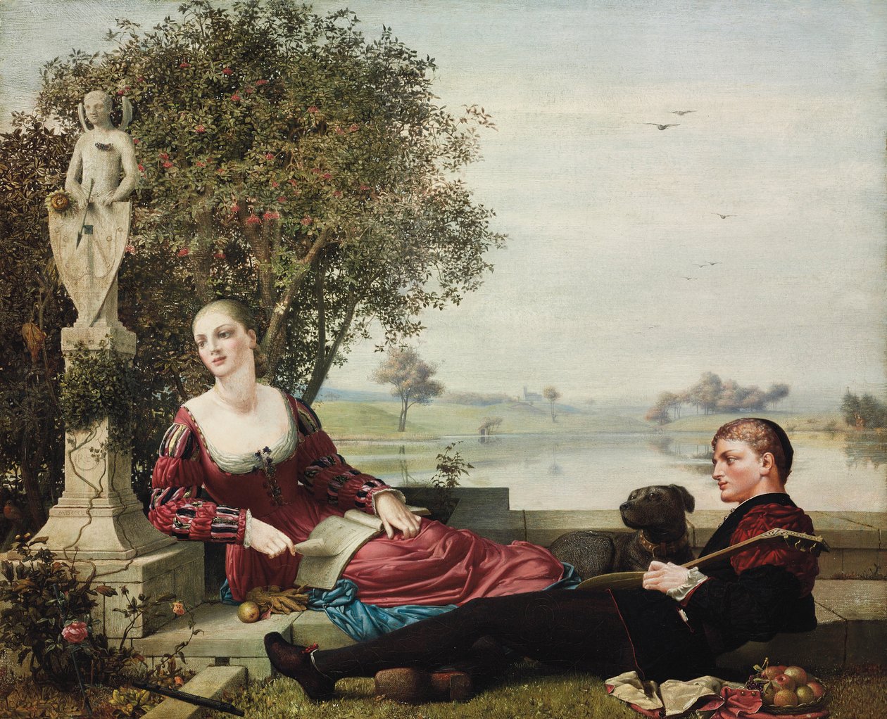 Heloise ve Abelard, 1879 by Robert Bateman