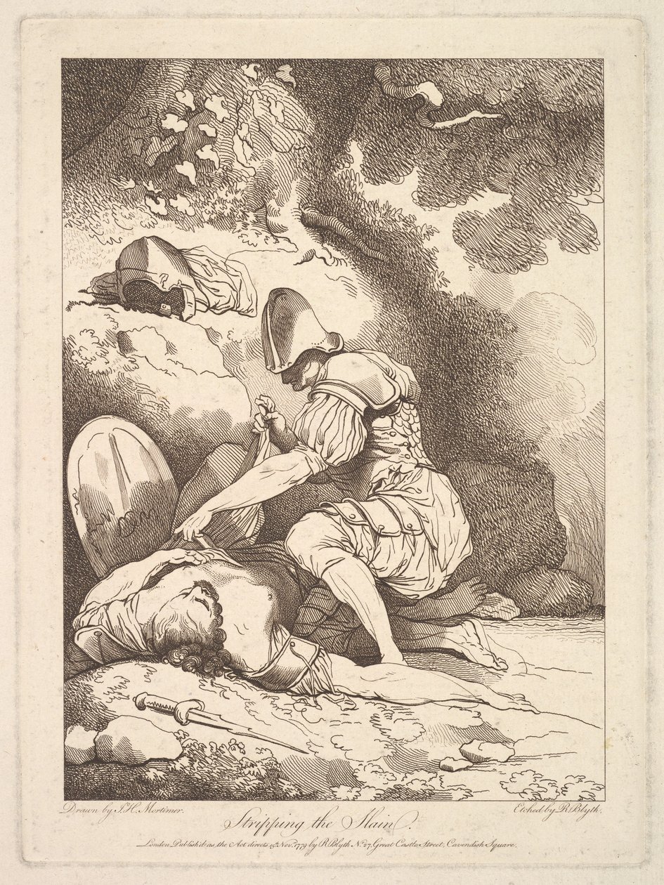 Öldürülenleri Soymak, 15 Kasım 1779. by Robert Blyth
