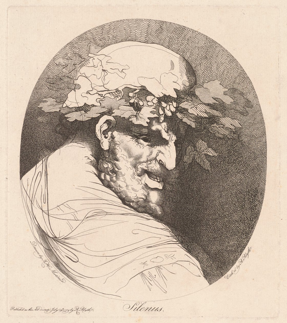 Silenus by Robert Blyth, after John Hamilton Mortimer