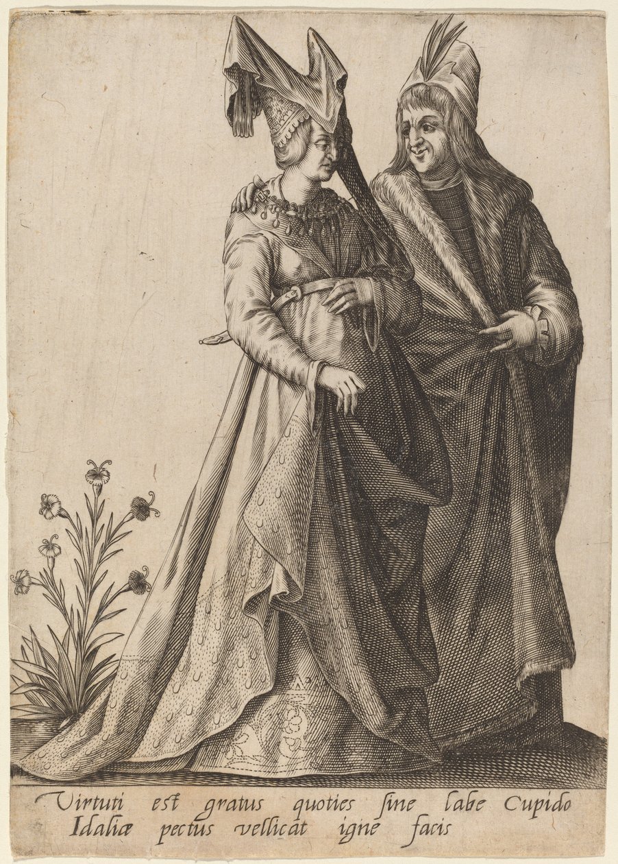 Erdem her zaman minnettardır..., 1597 by Robert Boissard