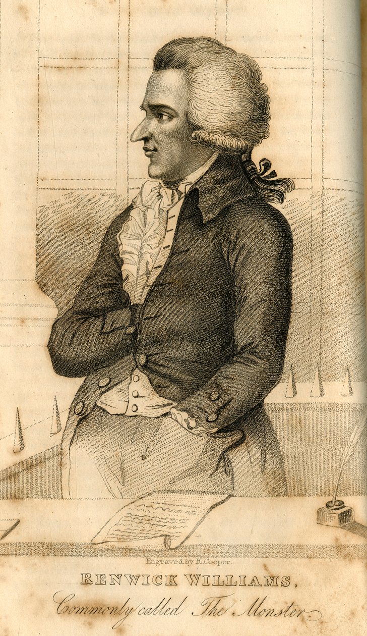 Renwick Williams, genellikle Canavar olarak anılır, 1822. by Robert Cooper