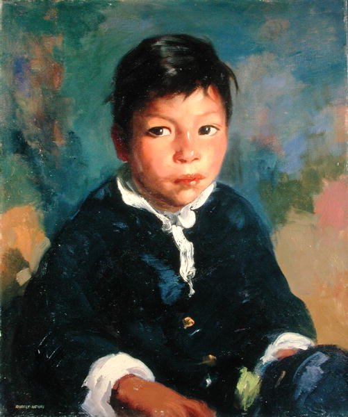 Küçük Melez (tuval üzerine yağlı boya) by Robert Cozad Henri