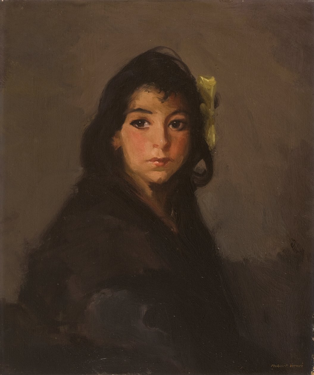 ದಿ ಜಿಪ್ಸಿ ಗರ್ಲ್, 1912 ಟರ್ಕಿ by Robert Cozad Henri