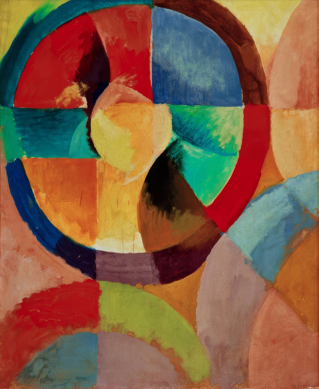 Dairesel Şekiller, Güneş No. 1 by Robert Delaunay