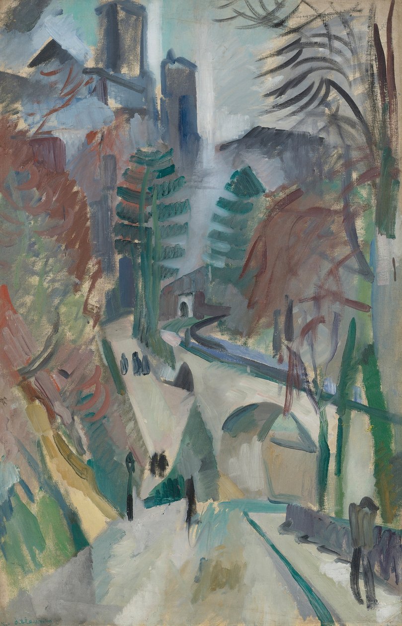 Laon Manzarası, 1912. by Robert Delaunay