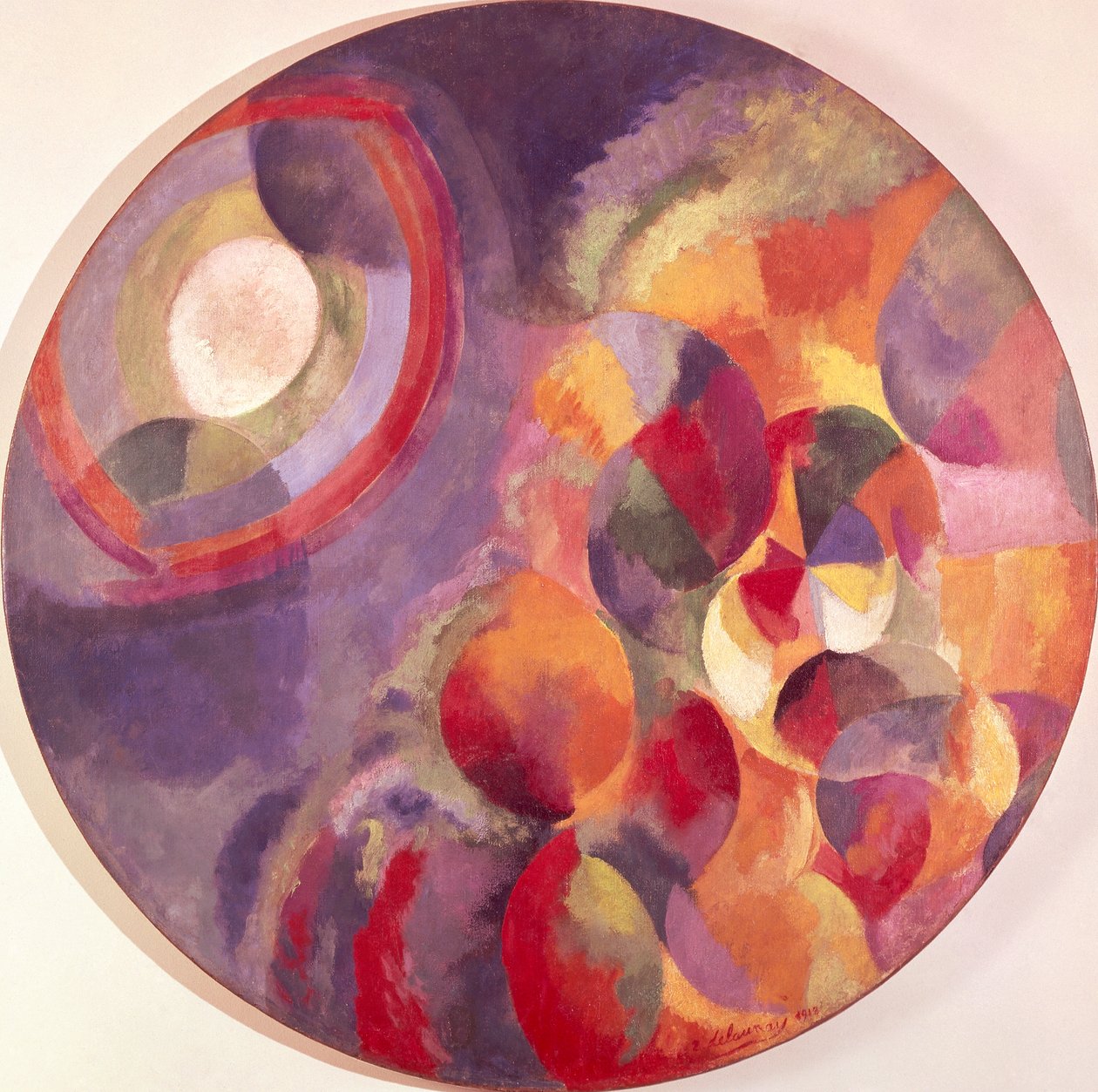 Eşzamanlı kontrastlar, güneş ve ay by Robert Delaunay