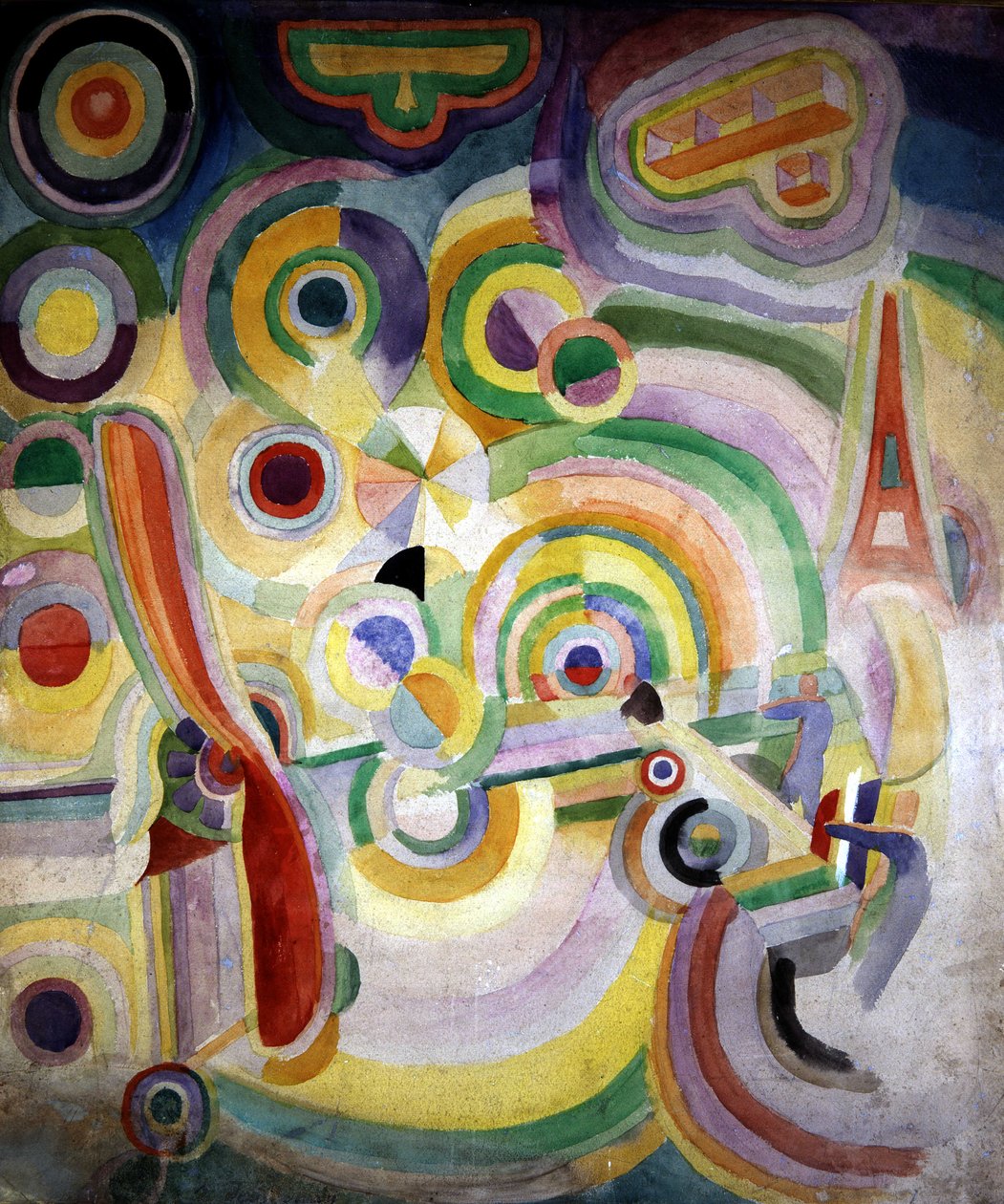 Robert Delaunay (1885-1941) tarafından Bleriot