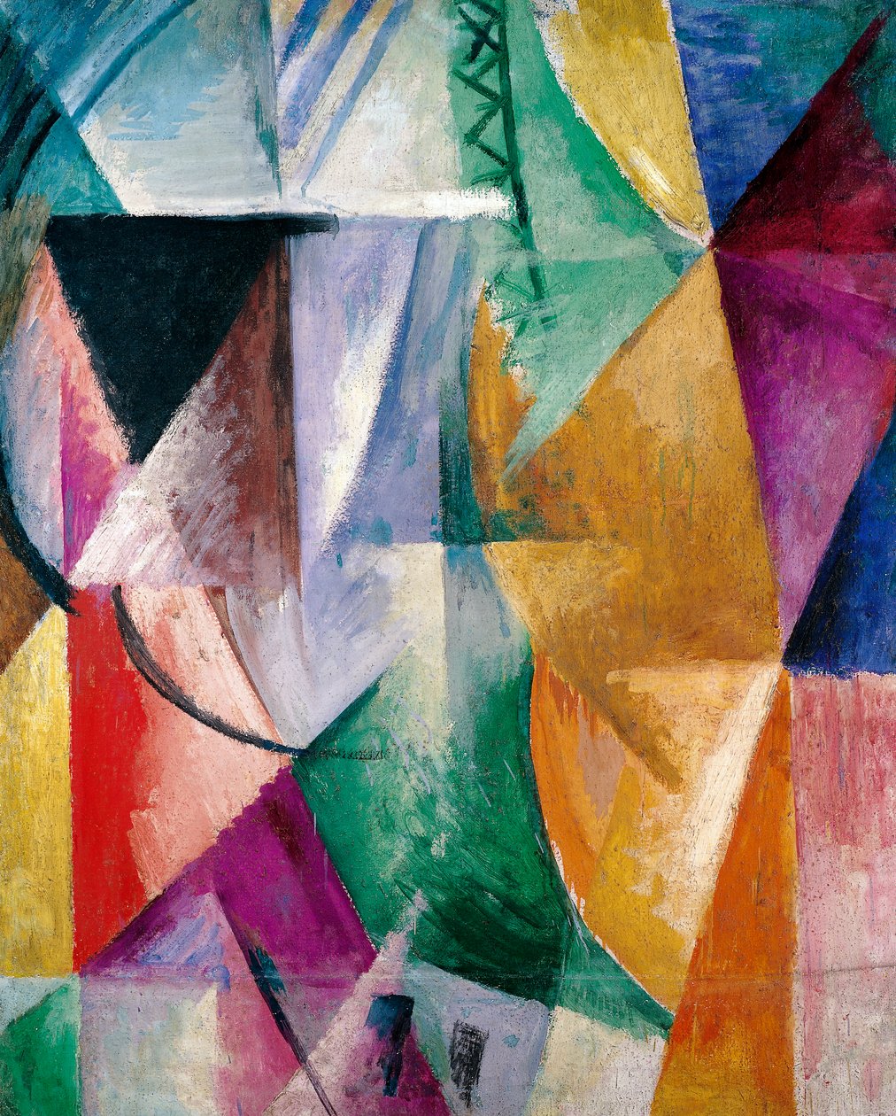 Pencere, üç pencere için çalışma by Robert Delaunay
