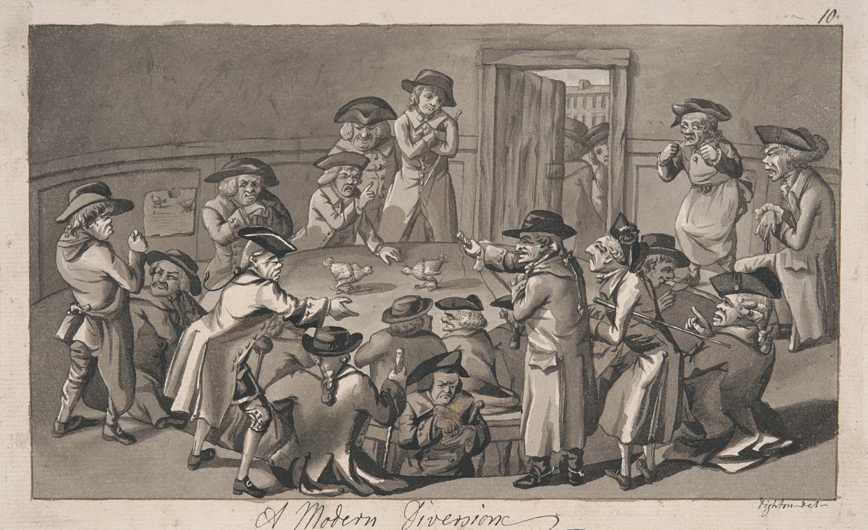 Modern Bir Eğlence by Robert Dighton