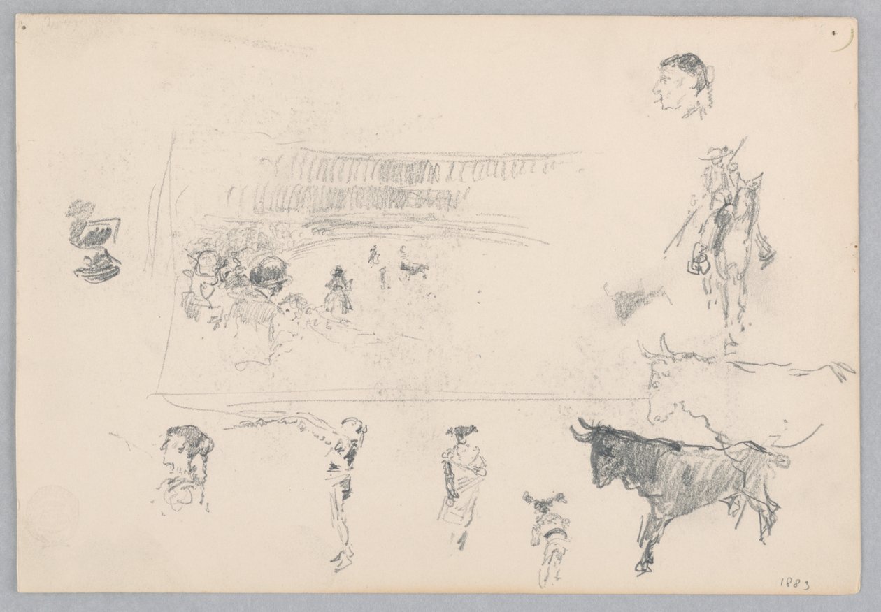 Boğa Güreşi, İspanya by Robert Frederick Blum