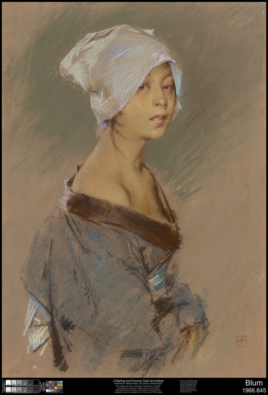 Japon Kız, 1890 by Robert Frederick Blum