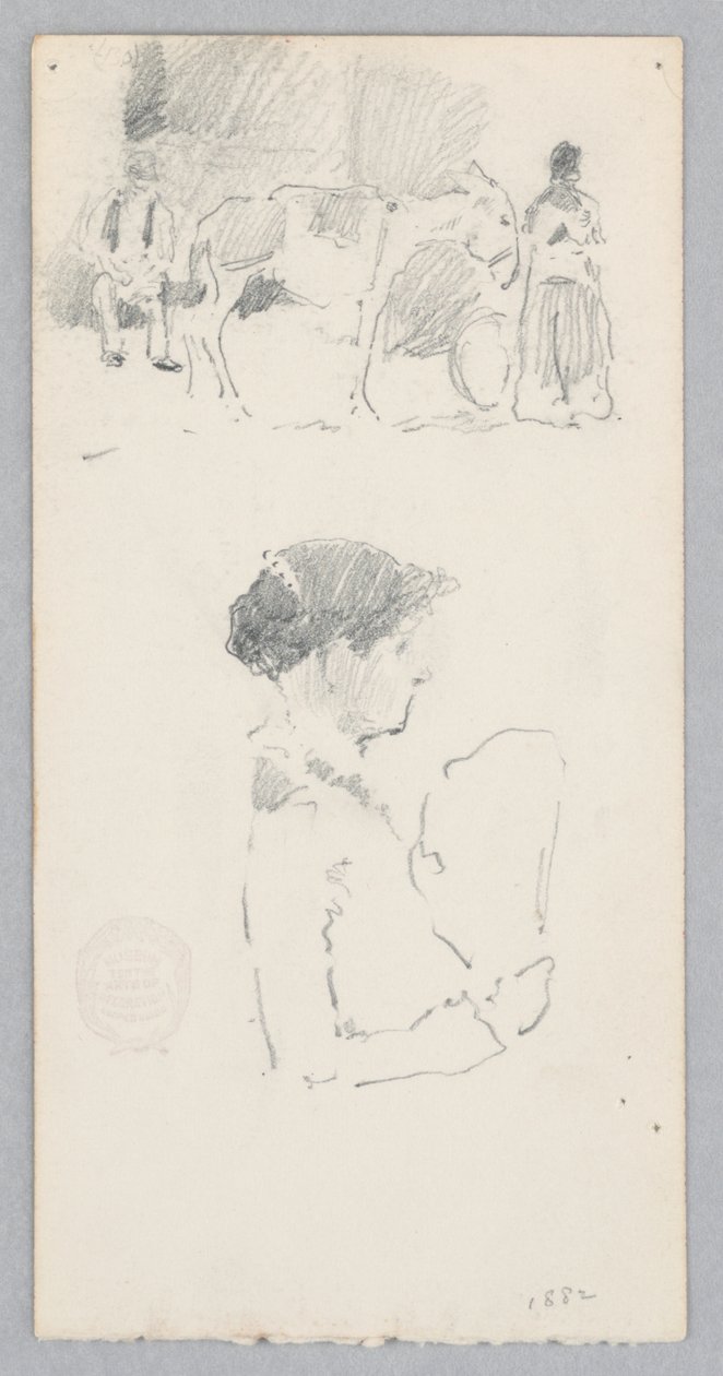sokak sahnesi by Robert Frederick Blum