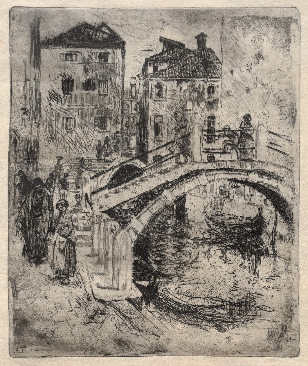 Venedik Kanalı ve Köprüleri, 1886. by Robert Frederick Blum