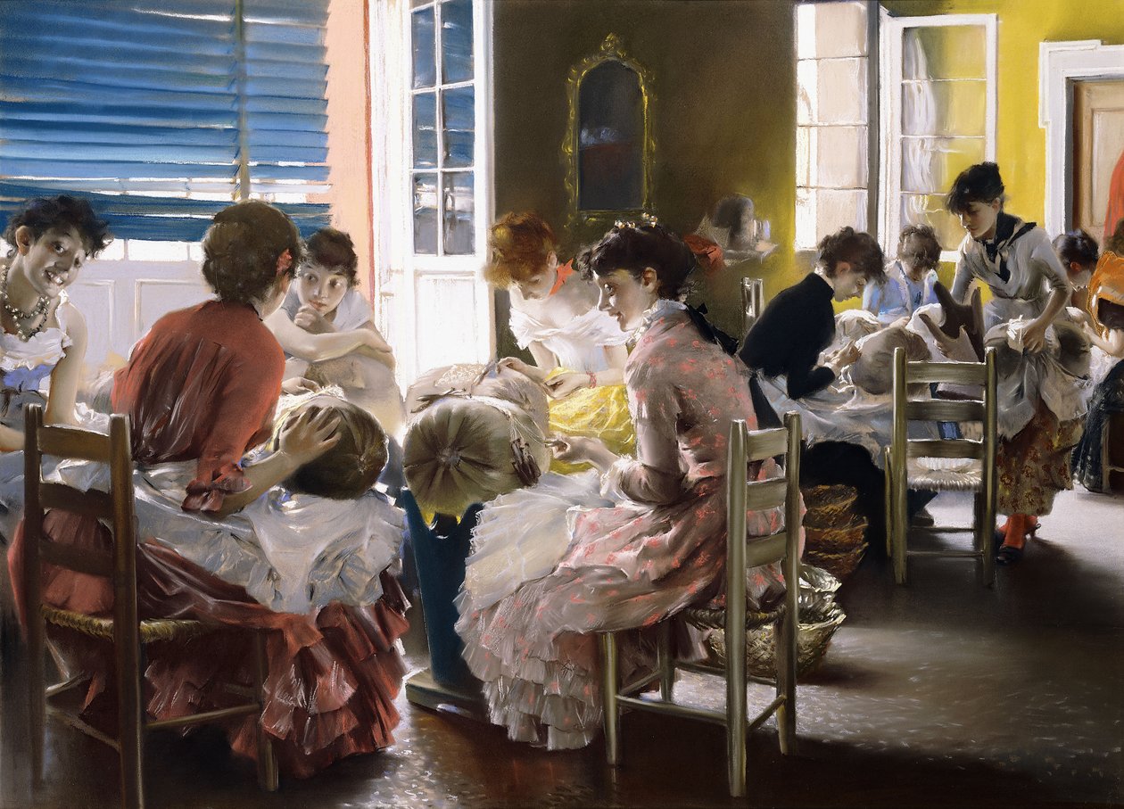 Venedik Dantelcileri, by Robert Frederick Blum