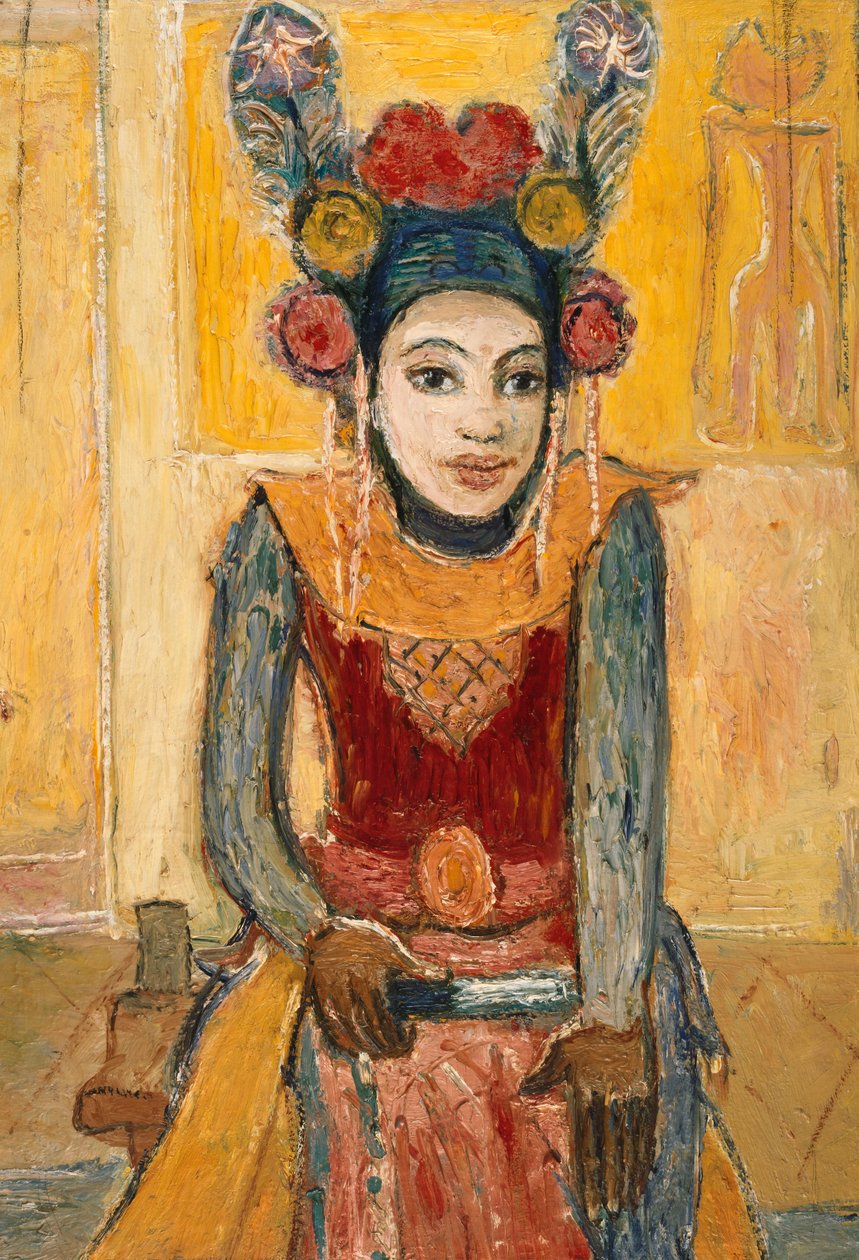 Bali dili II. Legong dansçısı, yaklaşık 1926. by Robert Genin