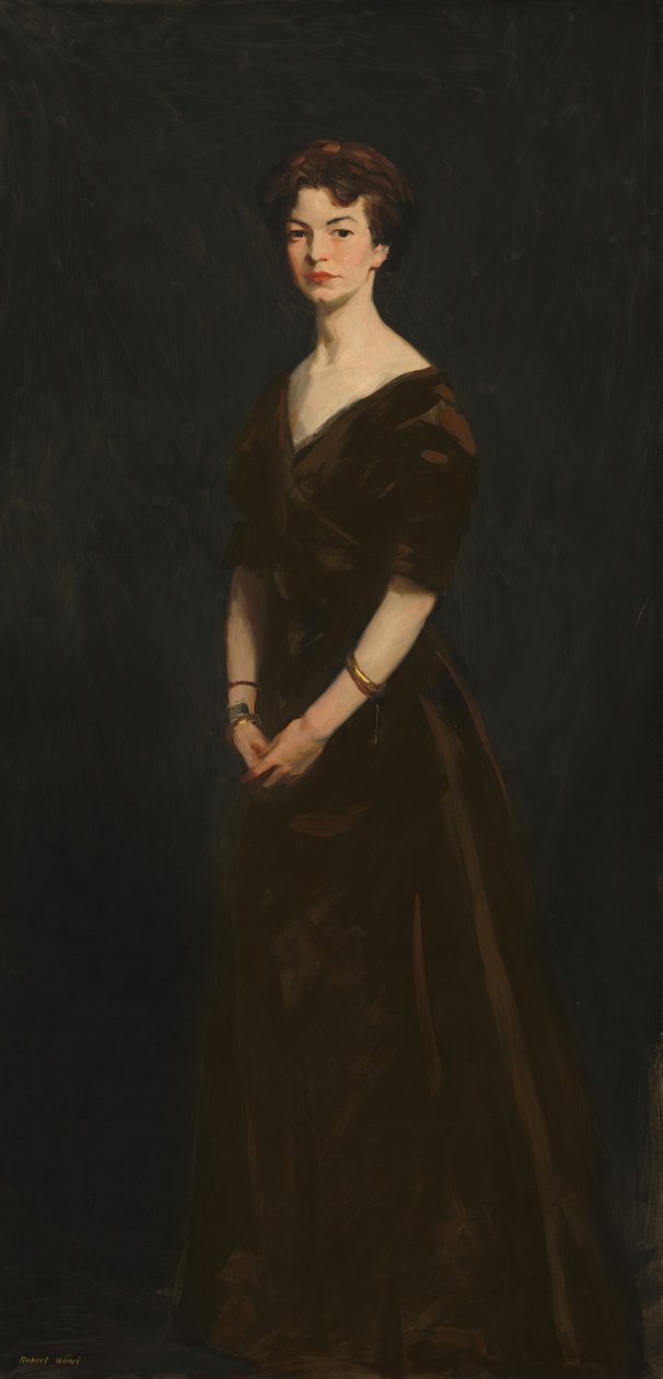 Edith Reynolds, 1908. by Robert Henri