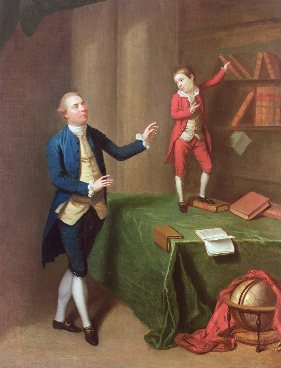 Sir Robert Walker ve oğlu Robert by Robert Hunter