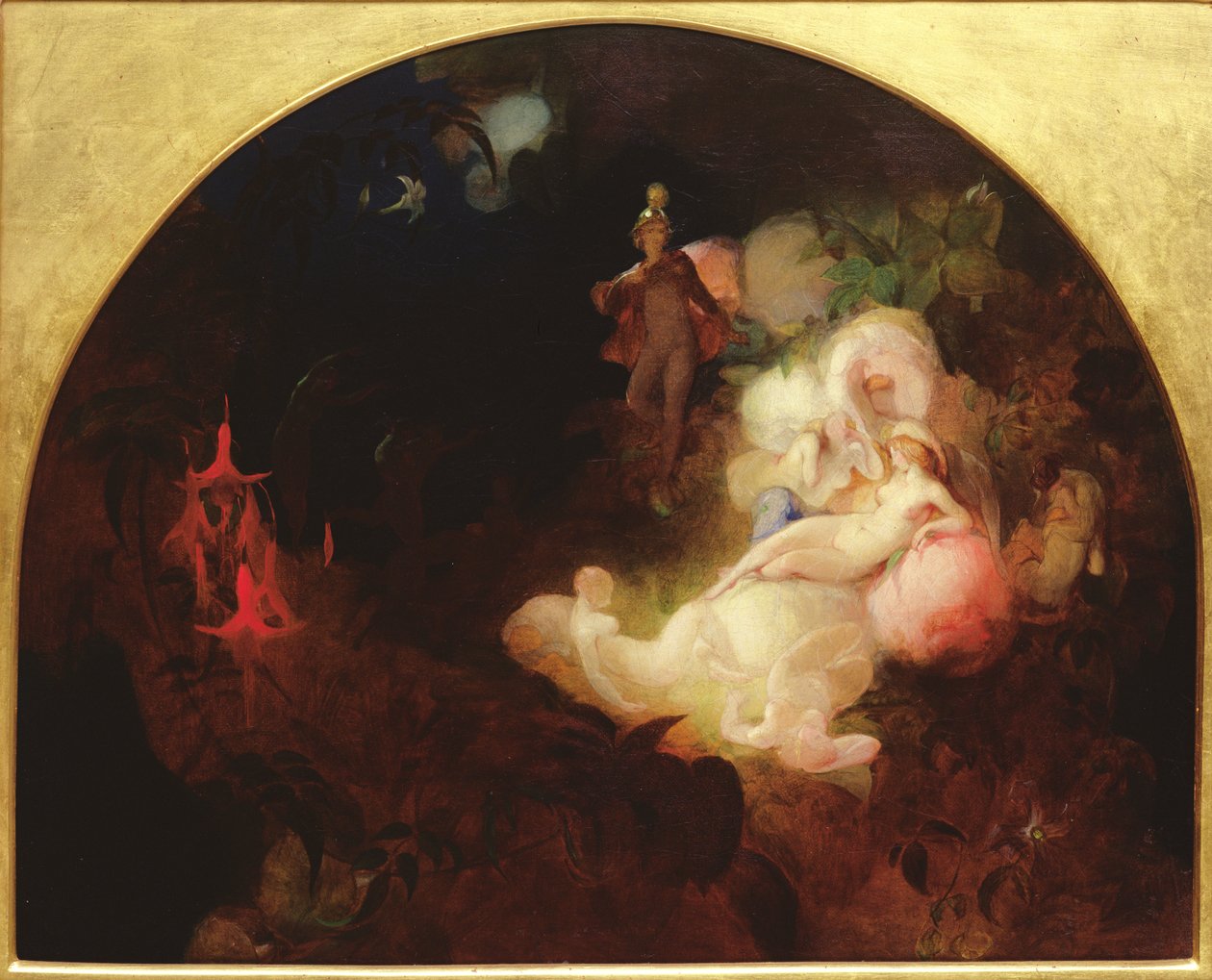 Orada Uyur Titania (panel) by Robert Huskisson