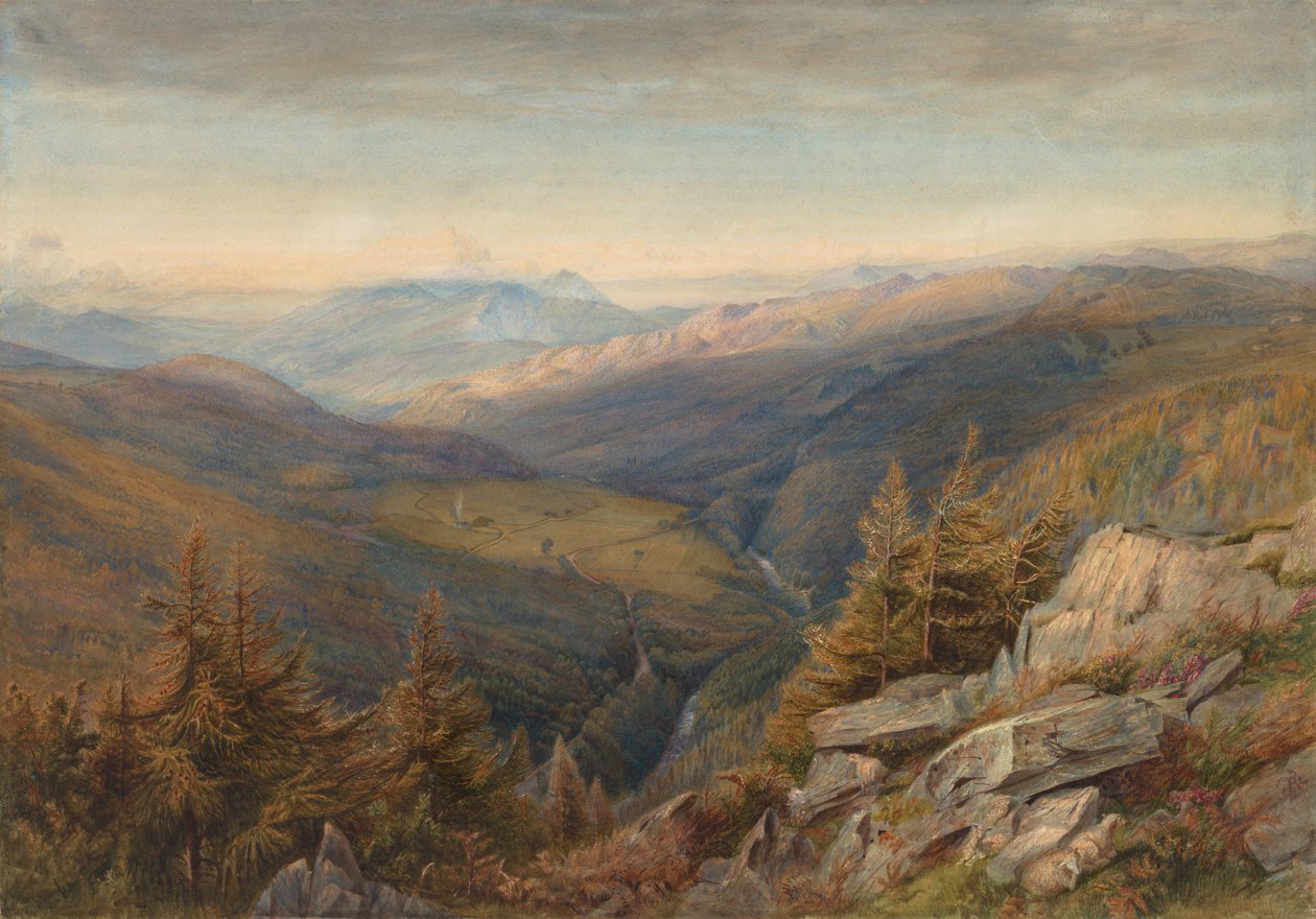 Dağ Manzarası, 1863-67. by Robert J. Pattison