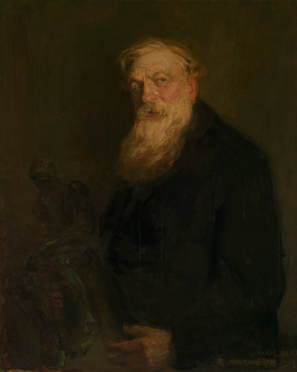 Auguste Rodin, 1910. by Robert MacCameron