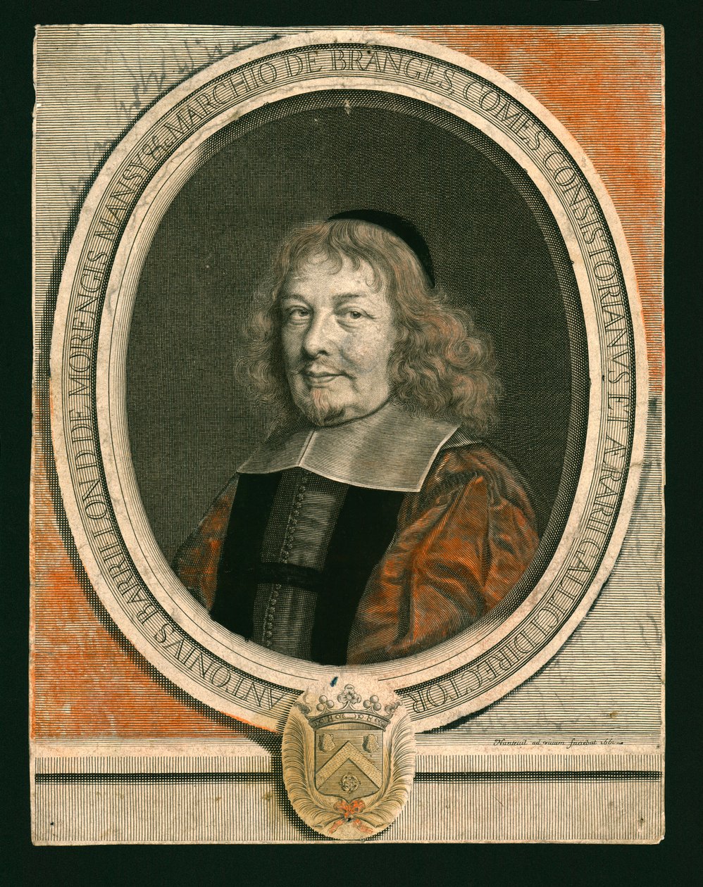Antoine Barrillon de Morangis, c1661. by Robert Nanteuil