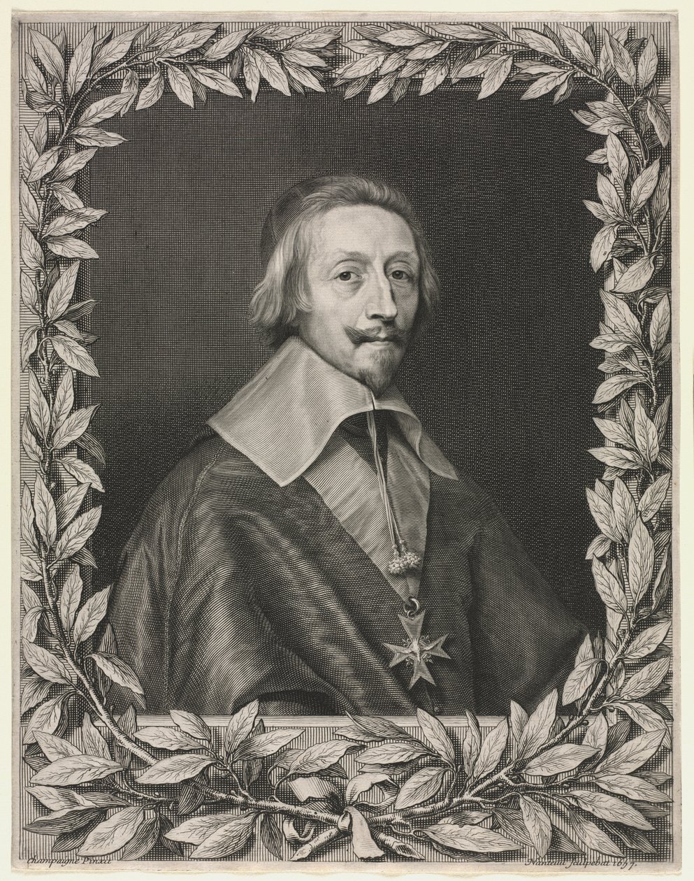 Kardinal Richelieu by Robert Nanteuil