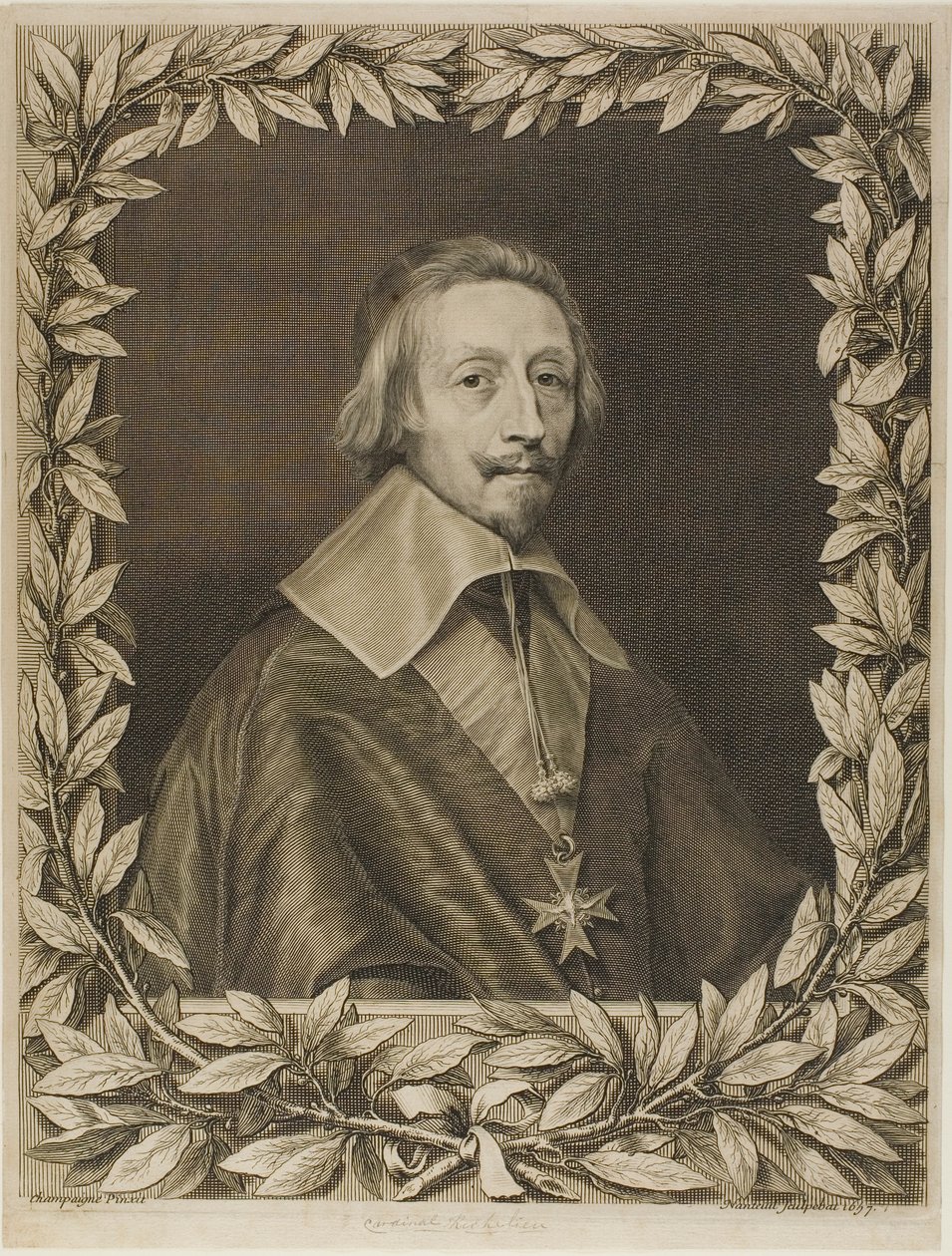Kardinal Richelieu by Robert Nanteuil
